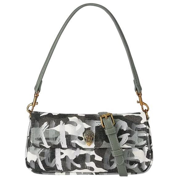 Kurt Geiger London Handbags - Kurt Geiger London Pickle Camo Print Shoulder Bag NWT
